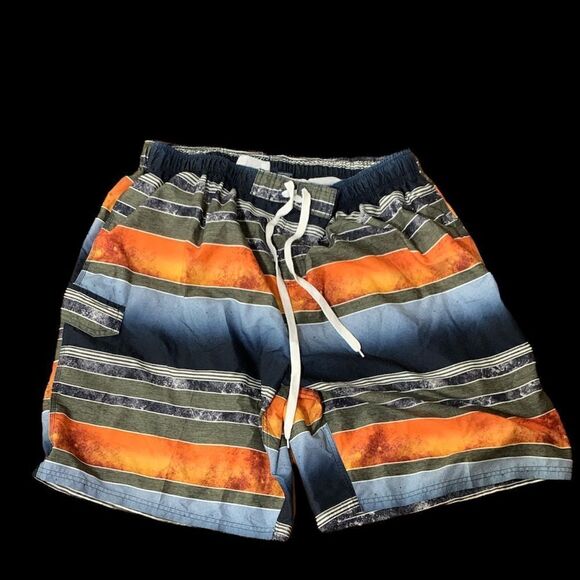 Nice MEN Kanu Surf Striped Board 4X Shorts - Picture 1 of 3